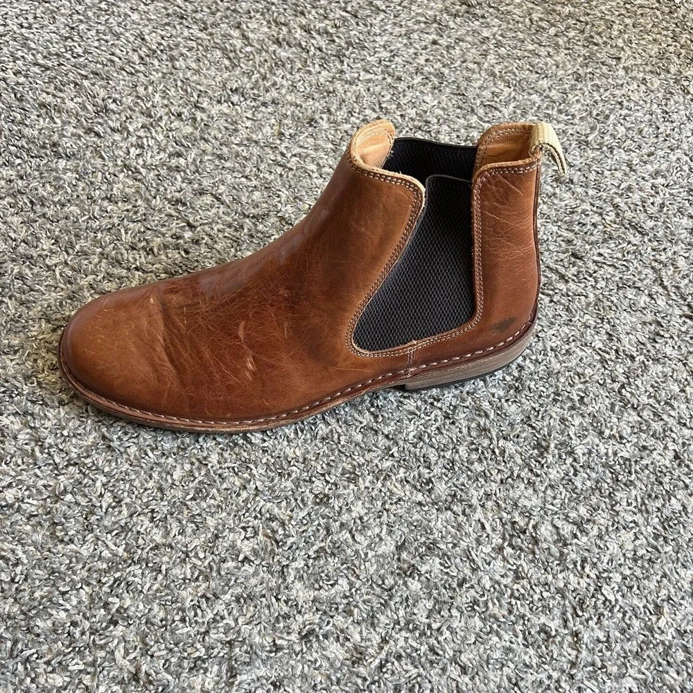 ASTORFLEX Bitflex Chelsea Boot Camel Brown Leather 45 US 12 LEFT SHOE ONLY READ
